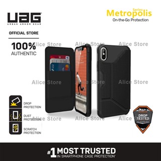 Uag เคสโทรศัพท์มือถือ ลายจุด สีดํา สําหรับ iPhone XS MAX iPhone X XS XR