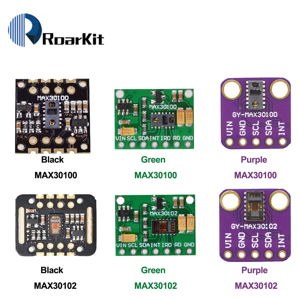 Heart Rate Click MAX30100 โมดูลเซนเซอร์สําหรับ Arduino/ 1.8V 3.3V 5V พลังงานต่ํา MAX30102 Heart Rate Oxygen Pulse Breakout