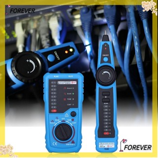 Forever เครื่องทดสอบสายเคเบิลเครือข่าย RJ11 RJ45 พลาสติก คุณภาพสูง สําหรับทดสอบสายโทรศัพท์