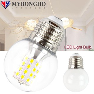 Myronghd หลอดไฟ LED 6000K สีขาว สําหรับตกแต่งบ้าน