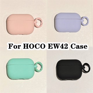 【Yoshida】สําหรับ Hoco. Ew42 เคสหูฟัง แบบนิ่ม สีมาการอง สีเขียว และสีชมพู สําหรับ HOCO EW42