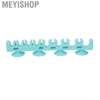 Meyishop Silicone Brush Drying Rack Blue Makeup for Bathroom Cosmetic Applicator