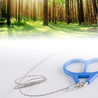 Pocket Outdoor Steel Wire Hand Saw Camping Survival Emergency Rope Gear Tool