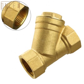 【ONCEMOREAGAIN】Brass Valve Angled Check Brass Filter Valve Filter Valve Home Improvement