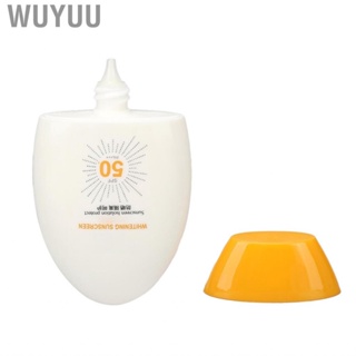 Wuyuu Facial Sunscreen Lotion  Lightweight 45ml Face Moisturizing for Sunlight Skin