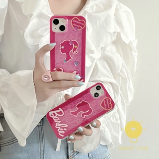 For เคสไอโฟน 14 Pro Max [Elegance Girl Pink] เคส Phone Case For iPhone 14 Pro Max Plus 13 12 11 For เคสไอโฟน11 Ins Korean Style Retro Classic Couple Shockproof Protective TPU Cover Shell