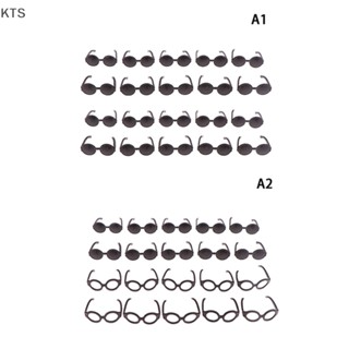 Kts แว่นตาพลาสติก ขนาดเล็ก อุปกรณ์เสริม สําหรับบ้านตุ๊กตา 1:6 20 ชิ้น