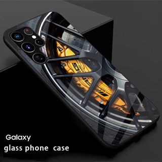 เคสโทรศัพท์มือถือแบบแก้ว กันกระแทก ลาย Mercedes Benz สําหรับ Samsung S23 Case S22 S21 Ultra Plus