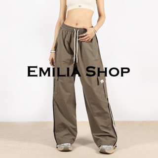 EMILIA SHOP  กางเกงขายาว กางเกงขายาวผู้หญิง สไตล์เกาหลี  Trendy Chic Korean Style ทันสมัย A90M0AP 36Z230909