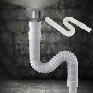 Waste Pipe Durable Flexible High Quality Plastic S Type Syphon Trap White