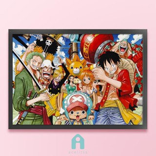 ชุดปักครอสสติตช์ ผ้าฝ้าย 11CT พิมพ์ลาย One Piece [Acelit.th]