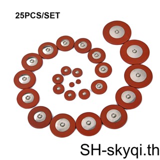 แผ่นเทเนอร์แซกโซโฟน หนัง ทรงกลม ขนาดเล็ก แบบพกพา สําหรับซ่อมแซมเครื่องดนตรี 1 25 ชิ้น