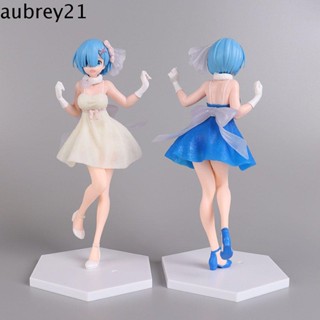 Aubrey1 โมเดลฟิกเกอร์ Rem Action Figurine Dress Skirt Rem Ram ของเล่นสะสม สําหรับเด็ก