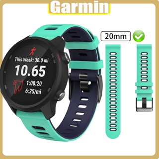 Lereach สายนาฬิกาข้อมือ สไตล์สปอร์ต สําหรับ Garmin Vivoactive 3 D2 Air X10 Vivomove 3 Vivomove HR Vivomove Luxe 20 มม.