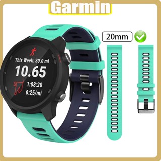 Lereach สายนาฬิกาข้อมือ สไตล์สปอร์ต สําหรับ Garmin Vivoactive 3 D2 Air X10 Vivomove 3 Vivomove HR Vivomove Luxe 20 มม.