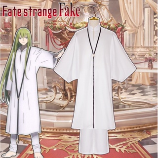 Fate/strange Fake Enkidu ชุดคอสเพลย์ ชุดยูนิฟอร์ม เสื้อคลุม กางเกง ชุดคอสเพลย์ เหมาะกับปาร์ตี้ฮาโลวีน สําหรับผู้หญิง ผู้ชาย