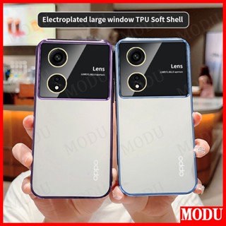 Modu เคส OPPO A1 PRO Reno 8T 5GDeluxe ชุบแฟลช ซิลิโคนนิ่ม ฟิล์มกันรอยเลนส์โทรศัพท์ ฟิล์มกันกระแทก เคสโทรศัพท์