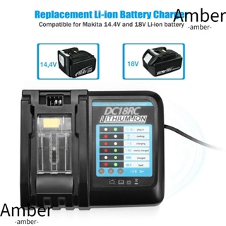 Amber อะไหล่ที่ชาร์จแบตเตอรี่ แบบเปลี่ยน สําหรับ Makita 10.8V BL1815 BL1860 BL1430 US EU UK