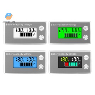 Pcbfun DC8-100V ดิจิทัล 6133A แบตเตอรี่ LCD เครื่องวัดแรงดันไฟฟ้า โวลต์มิเตอร์ เครื่องทดสอบพลังงาน