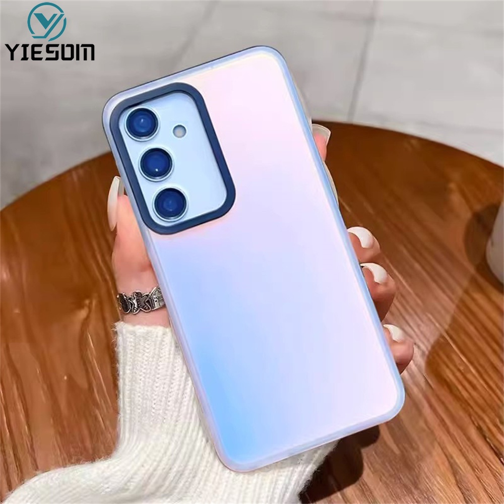 Gradient เลเซอร ์ สายรุ ้ งสําหรับ Samsung Galaxy A51 A71 A31 A21S A11 M11 A10S A20S A10 A20 A30 A50S A30S M30S M31 J5 J7 Prime Matter 3 IN 1 กันกระแทก