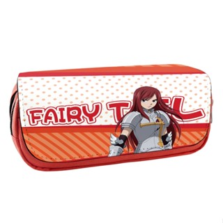 Fairy TAIL กระเป๋าดินสอ ผ้าแคนวาส ลายการ์ตูน 3D ความจุขนาดใหญ่ สําหรับนักเรียนผู้ชาย และผู้หญิง