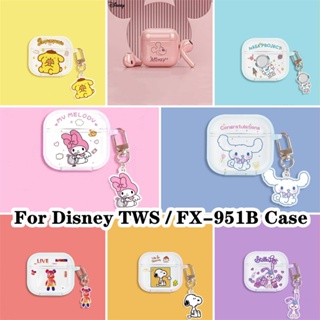 【Case Home】เคสหูฟัง แบบนิ่ม แบบใส ลายการ์ตูนดิสนีย์ TWS สําหรับ Disney FX-951B