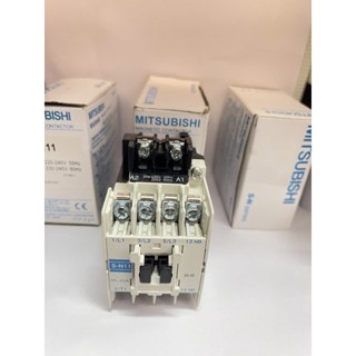 ร้านใน กทม Mitsubishi  sn11  S- N11  220vac  24vac 48vac 110vac  380vac 20A CONTACTOR แมกเนติก คอนแทกเตอร์ งานแท้