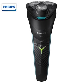 Philips 1000 Series S1115 เครื่องโกนหนวดไฟฟ้า 3 หัว รุ่น 1000 เปียก / แห้ง ใช้เครื่องโกนหนวดมีดโกน กันน้ํา สําหรับกําจัดขนผู้ชาย