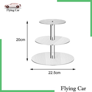 [Lzdjfmy2] ถาดวางคัพเค้ก 3 ชั้น ใช้ซ้ําได้