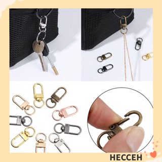 Hecceh 5 ชิ้น สายคล้องกระเป๋า หัวเข็มขัดโลหะ DIY พวงกุญแจ กระเป๋า อุปกรณ์เสริม ปลอกคอ คาราบิเนอร์ สแน็ป