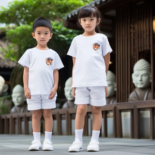 ใหม่ เสื้อยืดลําลอง แขนสั้น ระบายอากาศ ลาย Mr Fox Twins 8 Years สีขาว แห้งเร็ว เหมาะกับการเล่นกีฬา แฟชั่นฤดูร้อน สําหรับเด็กผู้ชาย ผู้หญิง