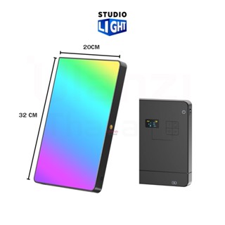 ไฟสตูดิโอ Ulanzi LT003 10" RGB LED Video Light ไฟย้อมฉาก สำหรับถ่ายภาพ วิดีโอ ไลฟ์สตรีม ปรับแสงได้ 360 สี มีแบตฯ ในตัว