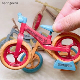 [springeven] โมเดลรถจักรยานจิ๋ว 1:12 DIY สําหรับบ้านตุ๊กตา 1 ชิ้น