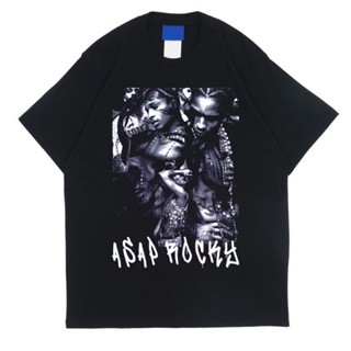 ไฟ! เสื้อยืด ผ้าฝ้าย พิมพ์ลาย Kaos Asap Rocky Street สําหรับผู้ชาย