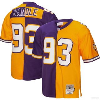 เสื้อกีฬาแขนสั้น ลายทีมชาติฟุตบอล Minnesota Vikings Jersey John Randle HQ1 1998 NFL พลัสไซซ์ QH1