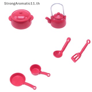 Strongaromatic หม้อซุปจิ๋ว 1:12 สําหรับตกแต่งบ้านตุ๊กตา 1 ชุด