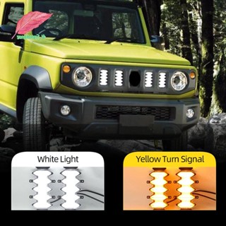 ไฟเลี้ยวกระจังหน้า สีเหลือง และสีขาว อุปกรณ์เสริม สําหรับ Suzuki Jimny 2019-2022