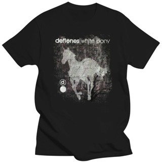 เสื้อยืด ลาย Deftones สีขาว สีดํา แบบเป็นทางการ แบบใหม่