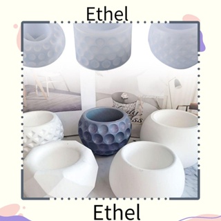 Ethel1 ถาดแม่พิมพ์ซิลิโคนเรซิ่น รูปกระถางดอกไม้ สําหรับทําเครื่องประดับ DIY