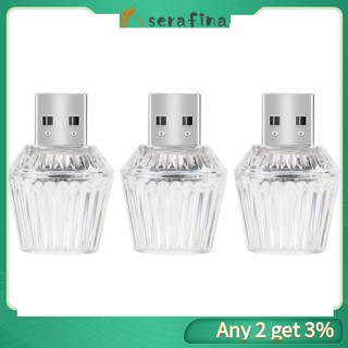 Rf ชุดไฟ LED 5V USB ขนาดเล็ก สําหรับติดตกแต่งภายในรถยนต์ แล็ปท็อป 3 ชิ้น (7