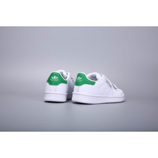 Adidas Stan Smith รองเท้าผ้าใบ สีเขียว สําหรับเด็ก