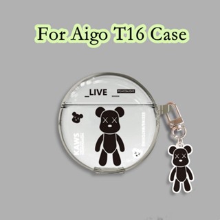 【Ĕĕ】เคสหูฟัง แบบนิ่ม ลายการ์ตูน สําหรับ Aigo T16 Aigo T16