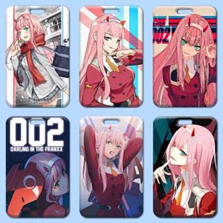 กระเป๋าใส่บัตรเครดิต ลายการ์ตูนอนิเมะ Darling in the Franxx สําหรับเด็กผู้ชาย นักเรียน