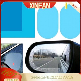 Xinfan Combo 2 สติกเกอร์ ทรงรี กันน้ํา สําหรับติดกระจกมองหลัง