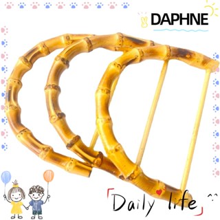 Daphne หูหิ้วกระเป๋า แบบไม้ไผ่ พร้อมหัวเข็มขัด และสายคล้องไหล่