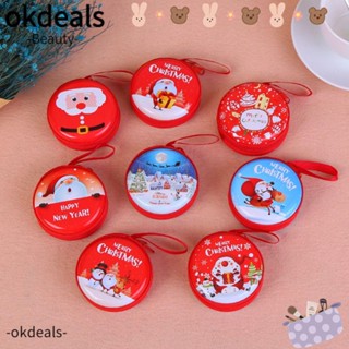 Okdeals ที่ใส่เหรียญ ผู้หญิง ผู้ชาย สุขสันต์วันปี การ์ตูนน่ารัก เด็ก เครื่องประดับคริสต์มาส