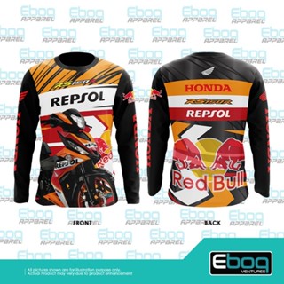 เสื้อยืด ไมโครไฟเบอร์ พิมพ์ลาย honda 2022 rs150 baju rs150 eboq