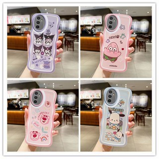 เคส samsung a54 เคสซัมซุง a54 เคสโทรศัพท์มือถือแบบนิ่ม ใส ลายคลื่นน่ารัก สําหรับ samsung a54 เคส