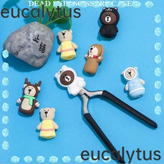 Eucalytus1 ปลอกซิลิโคน ลายการ์ตูนสัตว์น่ารัก ทนทาน สําหรับกรรไกรตัดหนังกําพร้า