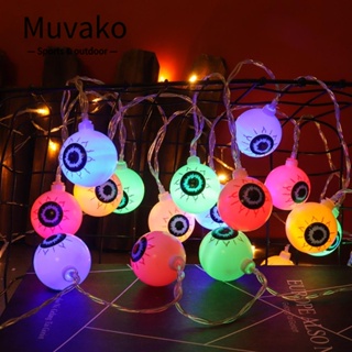 Muvako สายไฟหิ่งห้อย LED ใช้แบตเตอรี่ 1.5 เมตร สําหรับตกแต่งปาร์ตี้ฮาโลวีน